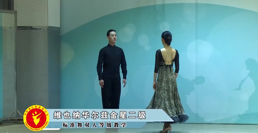 标准舞八级-维也纳华尔兹双人金星二级组合